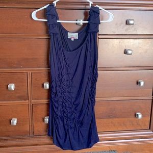 Yoana Baraschi navy blue ruched tank/tunic…